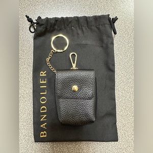 NWOT Bandolier Black/Gold Keychain Pouch